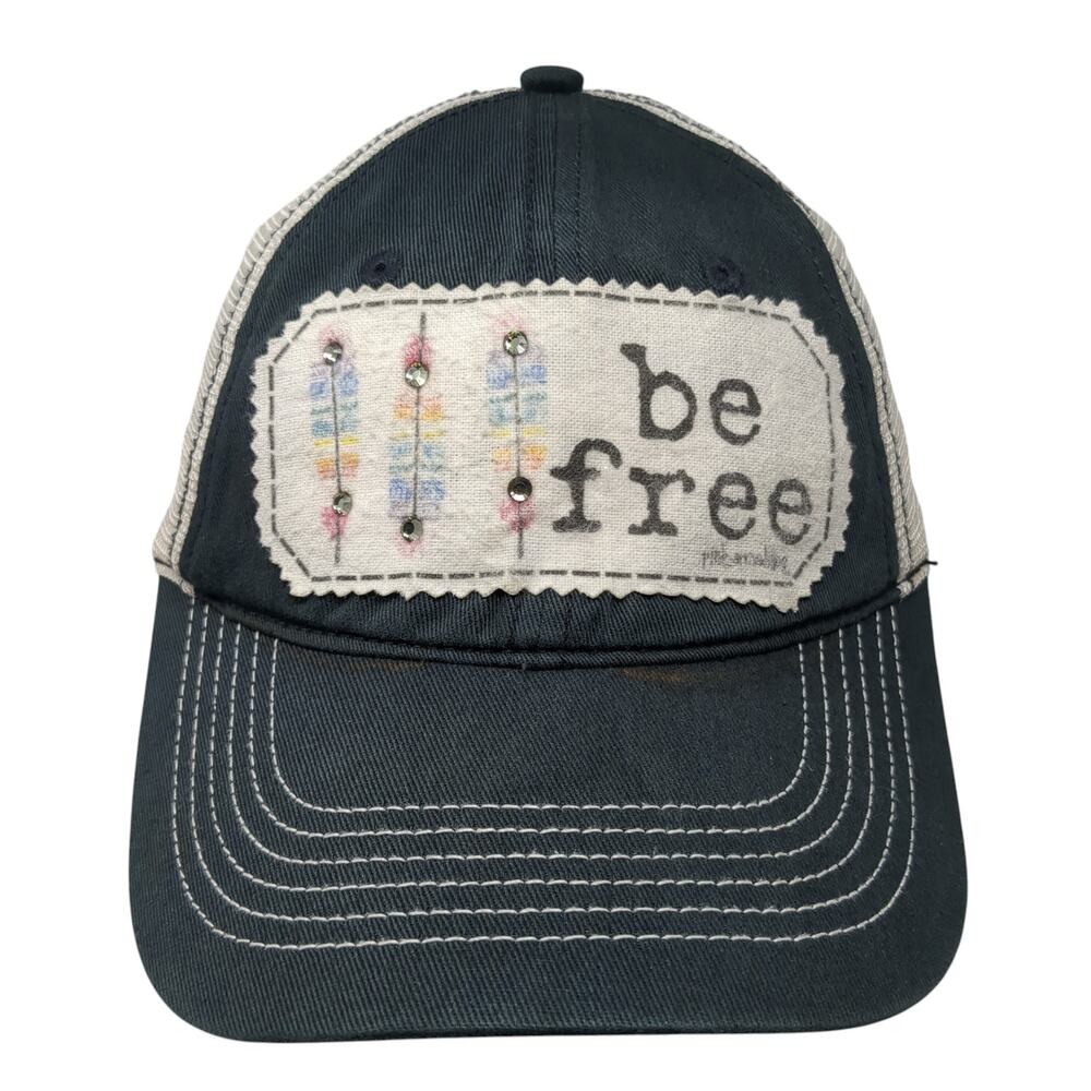 Be Free Patch Strapback Trucker Hat Multi One Siz… - image 1